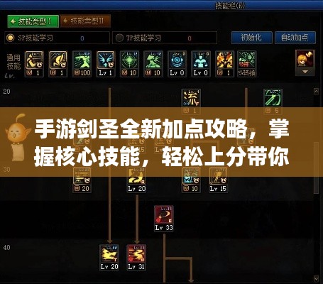 手游剑圣全新加点攻略,掌握核心技能,轻松上分带你飞!