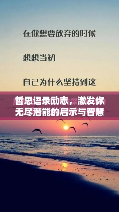 哲思语录励志,激发你无尽潜能的启示与智慧